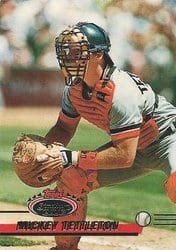 1993 Stadium Club Base Set Mickey Tettleton #31 card