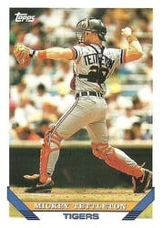 1993 Topps Base Set Mickey Tettleton #135 card