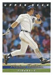 1993 Upper Deck Base Set Mickey Tettleton #86 card
