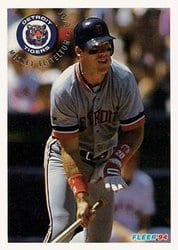 1994 Fleer Base Set Mickey Tettleton #143 card