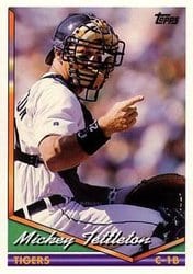 1994 Topps Base Set Mickey Tettleton #495 card