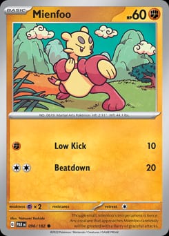 Paradox Rift Mienfoo #96 card