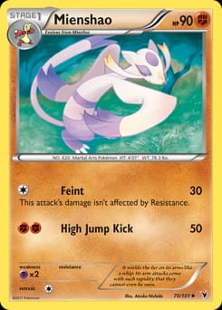 Noble Victories Mienshao #70 card