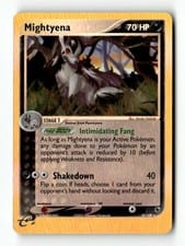 2003 Ruby & Sapphire Mightyena #10 card