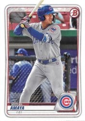 2020 Bowman Draft Base Set Miguel Amaya #BD-80 card