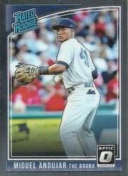 2018 Donruss Optic Base Set Miguel Andujar #31b card