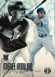 2018 Panini Chronicles Illusions Miguel Andujar #18 card