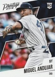 2018 Panini Chronicles Prestige Miguel Andujar #7 card