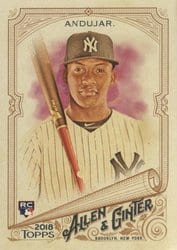2018 Topps Allen & Ginter Base Set Miguel Andujar #201 card