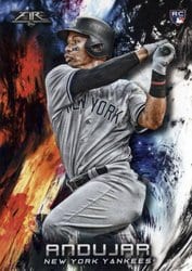 2018 Topps Fire Base Set Miguel Andujar #107 card
