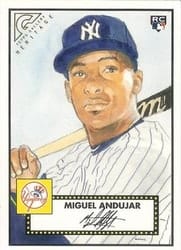 2018 Topps Gallery Heritage Miguel Andujar #H-3 card