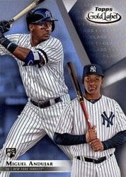 2018 Topps Gold Label Base Set Miguel Andujar #75 card