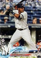 2018 Topps Holiday Base Set Miguel Andujar #HMW14 card