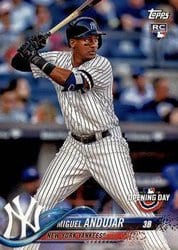 2018 Topps Opening Day Base Set Miguel Andujar #137 card