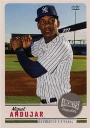 2019 Topps Archives Snapshots Base Set Miguel Andujar #AS-MA card