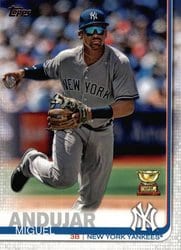 2019 Topps Base Set Miguel Andujar #132 card