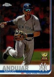 2019 Topps Chrome Base Set Miguel Andujar #108 card