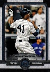 2019 Topps Museum Collection Base Set Miguel Andujar #63 card