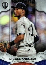 2019 Topps Tribute Base Set Miguel Andujar #23 card