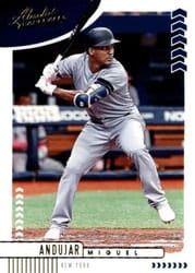 2020 Panini Absolute Base Set Miguel Andujar #97 card