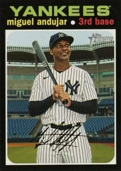 2020 Topps Heritage Base Set Miguel Andujar #551 card