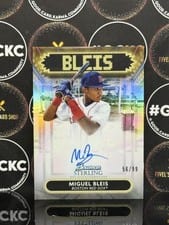 2022 Bowman Sterling Signage Autographs Miguel Bleis #SSA-MB card