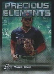 2023 Bowman Platinum Precious Elements Miguel Bleis #PE-17 card