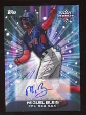 2023 Topps Pro Debut Future Cornerstones Autographs Miguel Bleis #FC-MB card