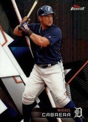 2018 Finest Base Set Miguel Cabrera #77 card