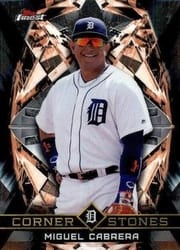 2018 Finest Cornerstones Miguel Cabrera #FC-MC card