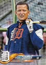 2018 Topps Base Set Miguel Cabrera #90 card