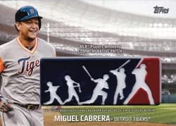 2018 Topps Players Weekend Logo Patches Miguel Cabrera #PWP-MCB card