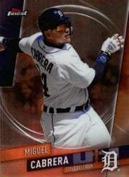 2019 Finest Base Set Miguel Cabrera #14 card