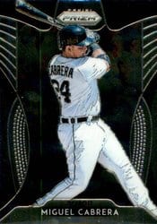 2019 Panini Prizm Base Set Miguel Cabrera #12 card