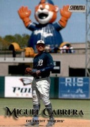 2019 Stadium Club Base Set Miguel Cabrera #138 card