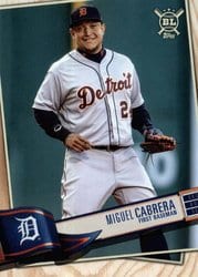 2019 Topps Big League Base Set Miguel Cabrera #211 card