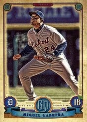 2019 Topps Gypsy Queen Base Set Miguel Cabrera #66 card