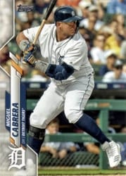 2020 Topps Base Set Miguel Cabrera #336 card