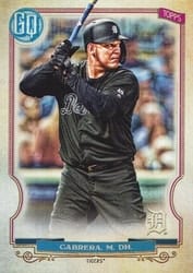 2020 Topps Gypsy Queen Base Set Miguel Cabrera #266 card