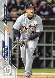 2020 Topps Update Base Set Miguel Cabrera #U-248 card