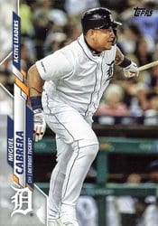2020 Topps Update Base Set Miguel Cabrera #U-263 card