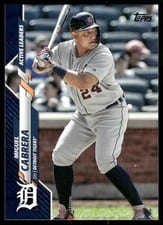 2020 Topps Update Miguel Cabrera Gold #U-184 card