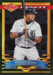 2021 Finest Flashbacks Base Set Miguel Cabrera #195 card