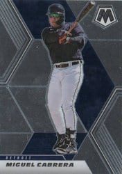 2021 Panini Mosaic Base Set Miguel Cabrera #117 card