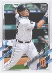 2021 Topps Base Set Miguel Cabrera #291 card