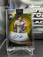 2021 Topps Chrome Black Autographs Miguel Cabrera #CBA-MC card