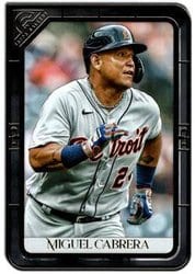 2021 Topps Gallery Base Set Miguel Cabrera #28 card