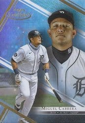 2021 Topps Gold Label Base Set Miguel Cabrera #85 card