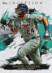 2021 Topps Inception Base Set Miguel Cabrera #89 card