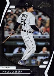 2022 Panini Absolute Base Set Miguel Cabrera #62 card